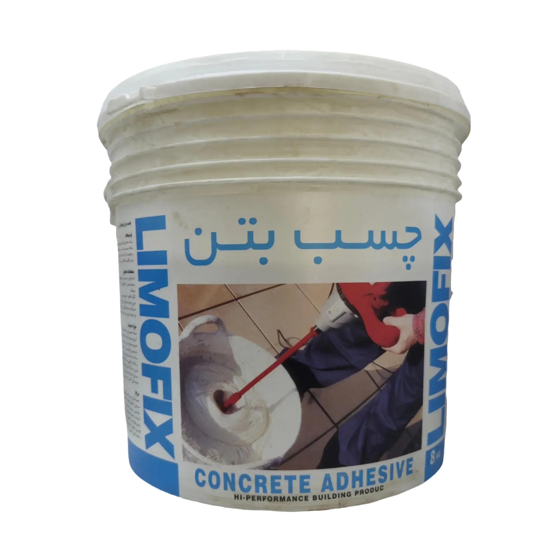 خرید چسب بتن لیموفیکس 8 کیلویی