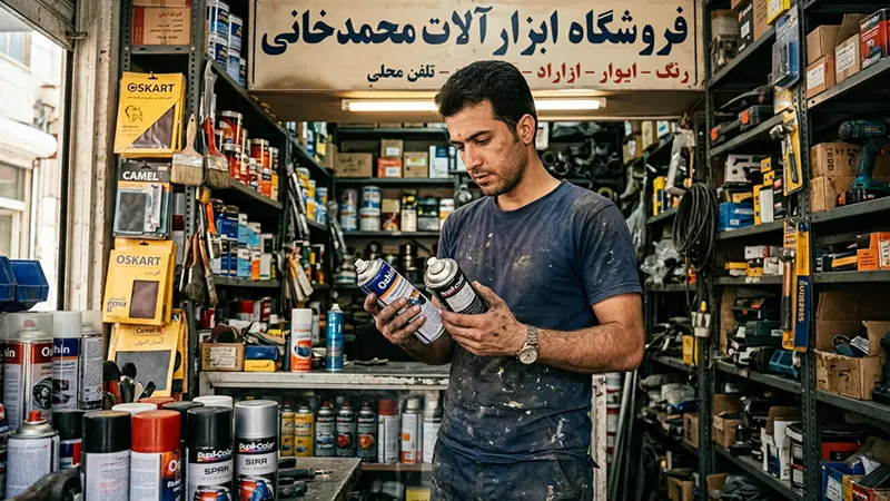 خرید اسپری رنگ خودرو
