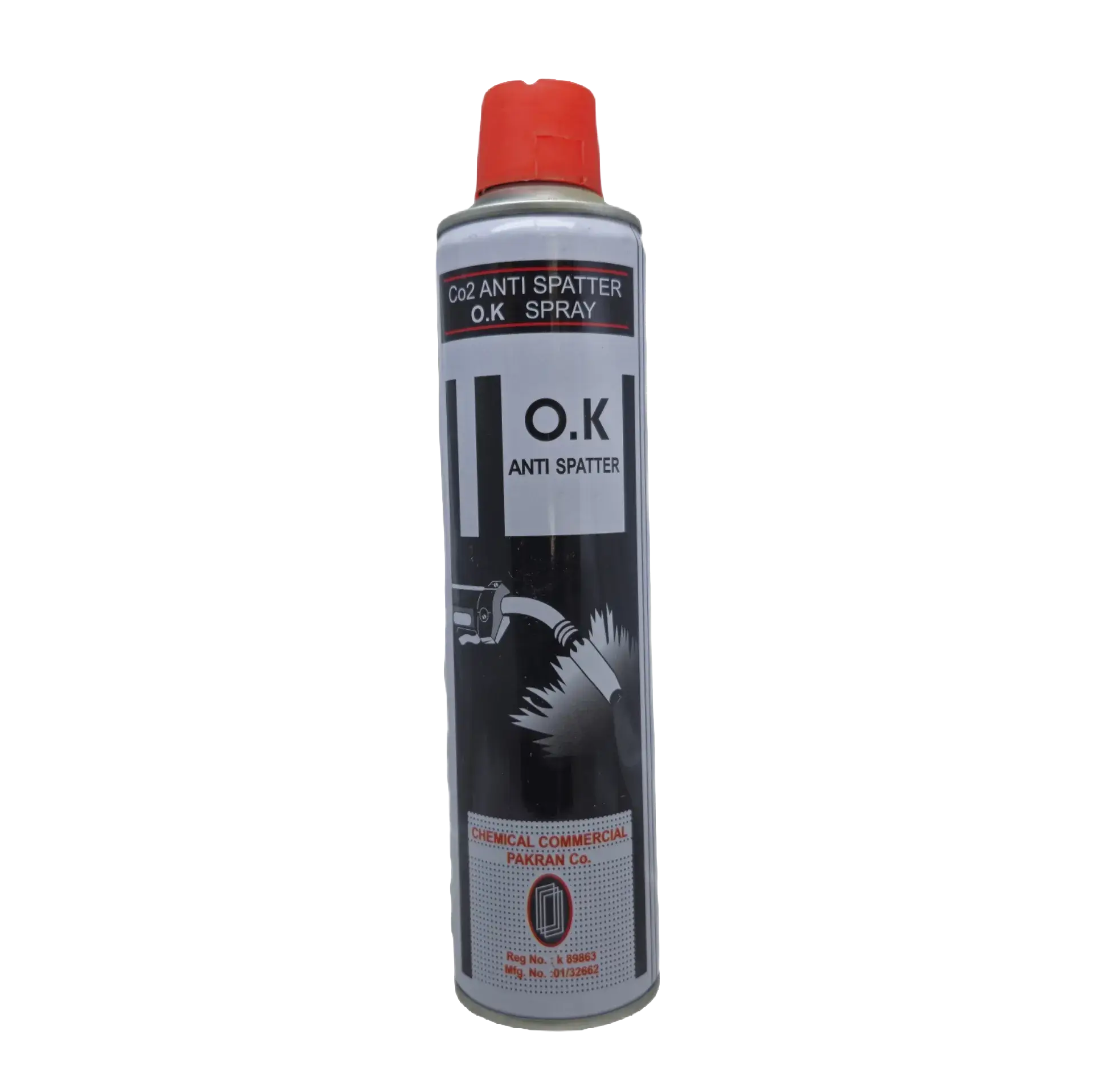 خرید اسپری جوشکاری CO2 آنتی اسپاتر برند OK (ضد جرقه)