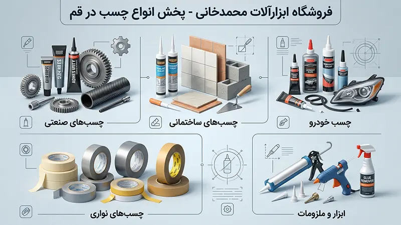 فروش انواع چسب در قم
