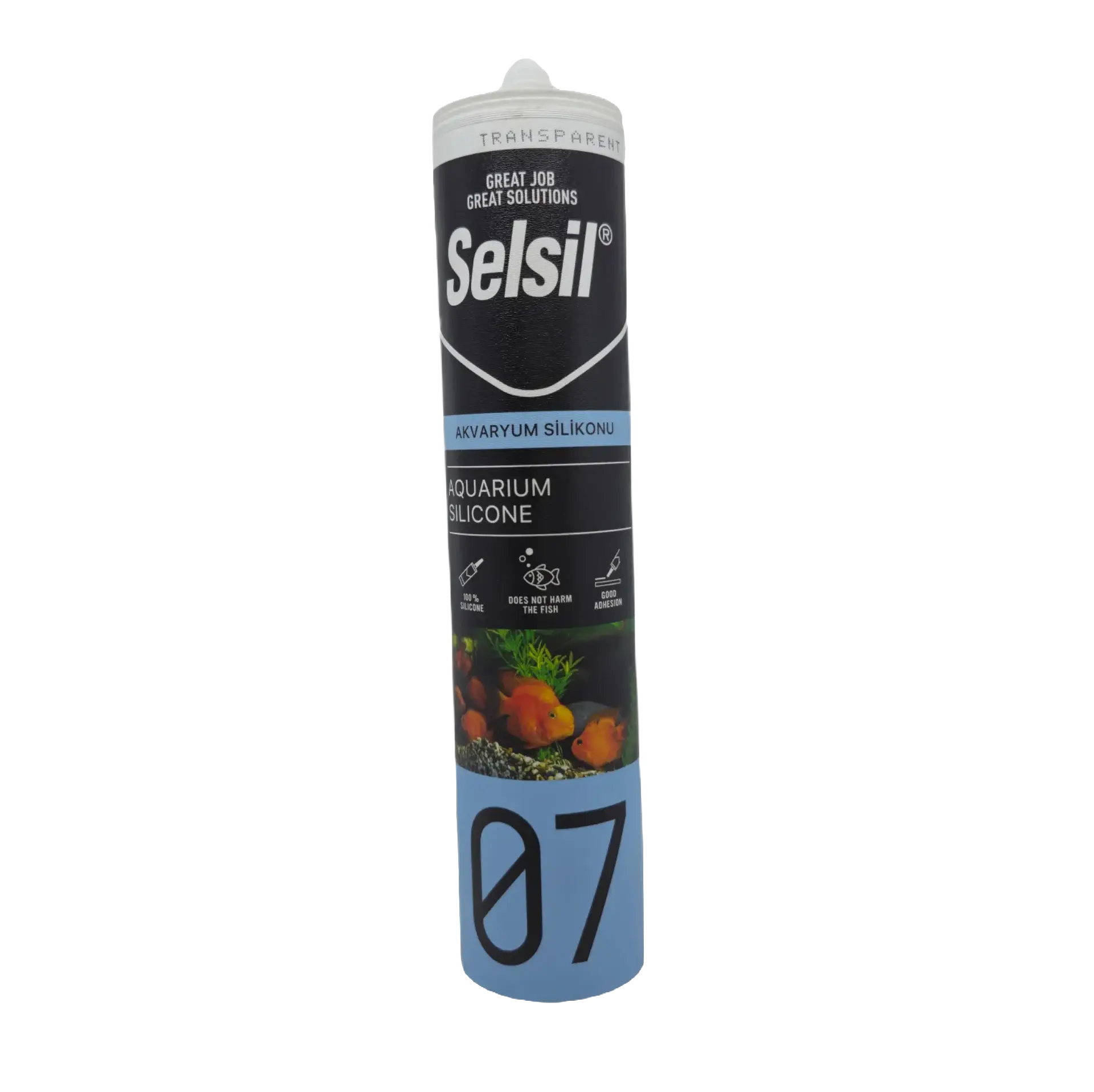 خرید چسب سیلیکون آکواریوم سلسیل (Selsil) مدل 07