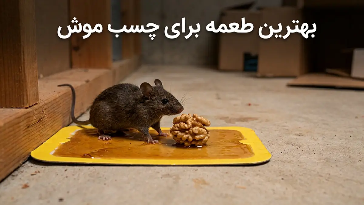 بهترین طعمه برای چسب موش