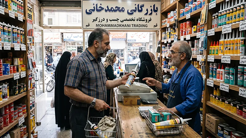 خرید و قیمت چسب سیلیکون