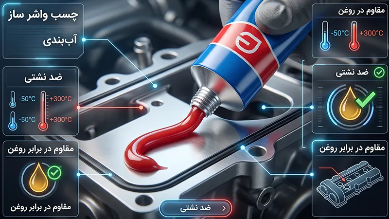 چسب واشر ساز چیست و چگونه عمل میکند؟